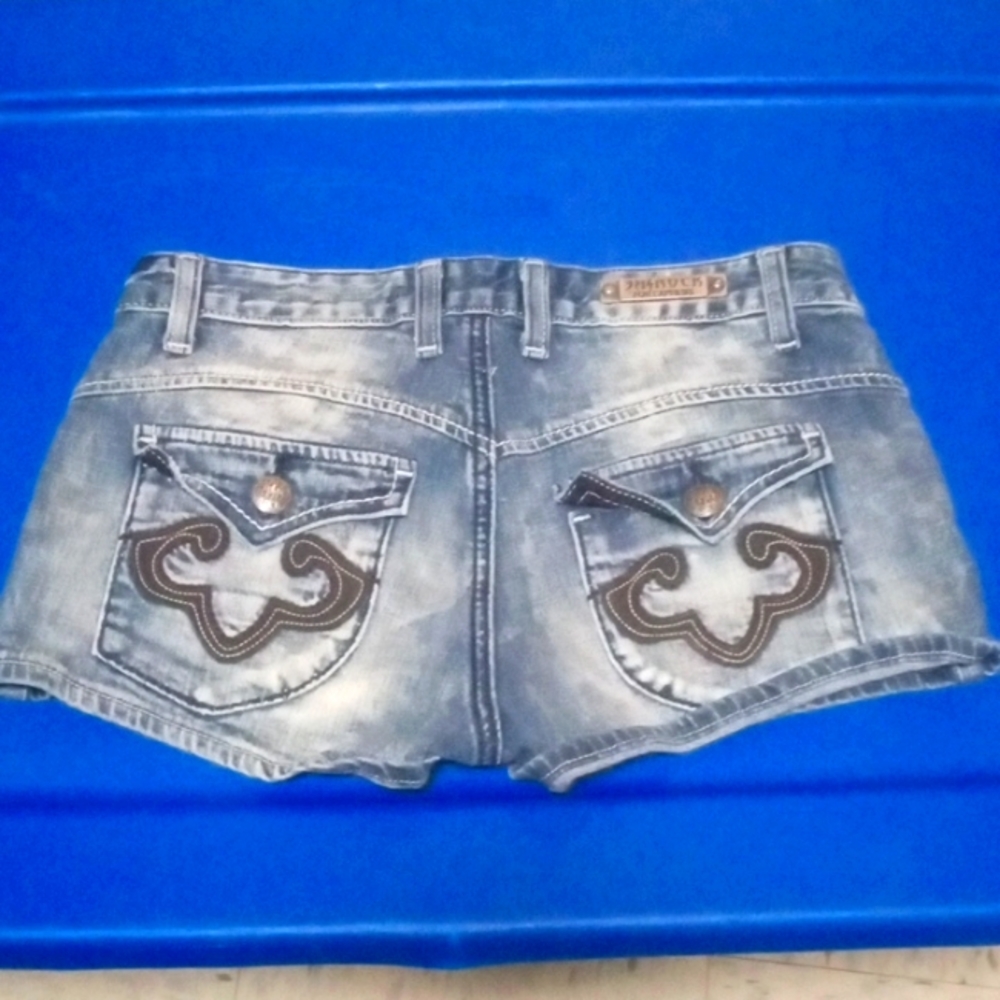 REROCK for Express Distressed Jean Shorts Size 6 Brand New
